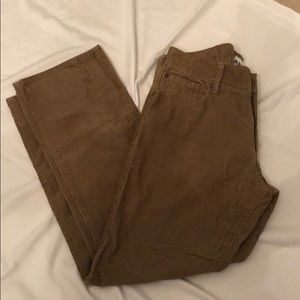 Old navy corduroy tan pants size 32/20